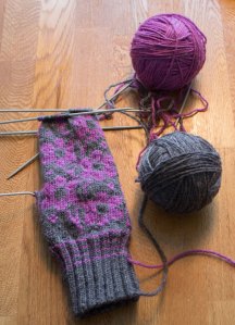 blommig vante (1 av 1)