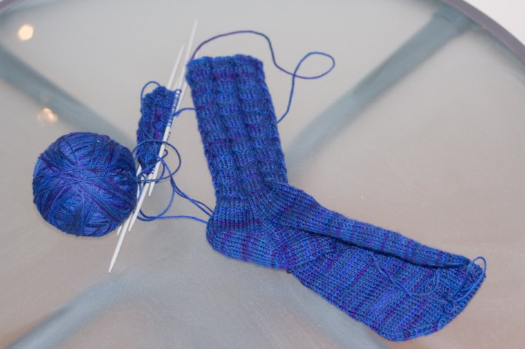 blåa sockor (1 av 1)